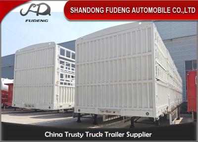 China 3 Axles Cattle Transport Q345B 50T Side Wall Semi Trailer for sale