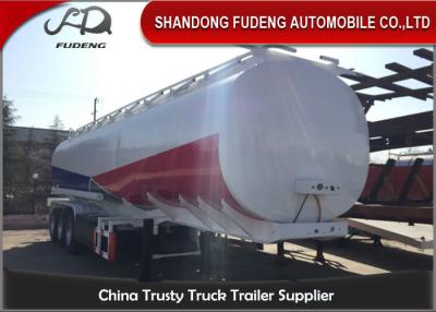 Chine 4 du compartiment Q345B 45000L de carburant de bateau-citerne remorque semi à vendre