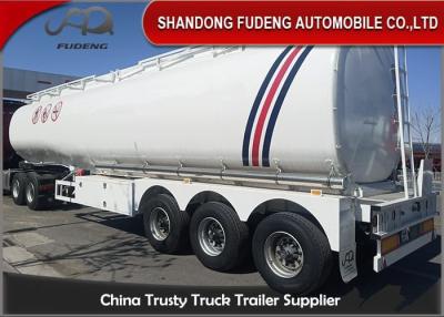 China 50000 Liters 5 Compartments Aluminum Fuel Tanker Trailer for sale