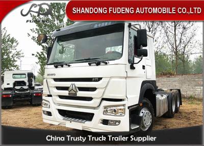 China Q345B Carbon Steel Second Hand 420HP Tractor Head Trucks for sale