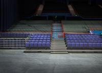 China Upholstered Retractable Seating System For Concert Centres / Show Halls for sale
