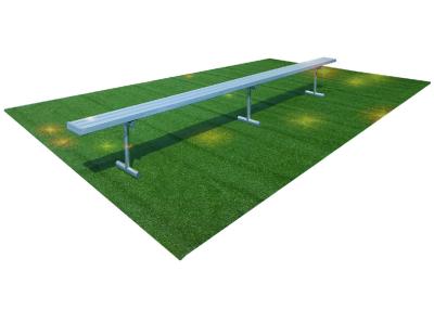 China Convenient / Flexible Outdoor Aluminium Seating Aluminum Team Benches For Courts for sale