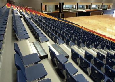 China Retractable Sports Stadium Seats Manual Riser Mounting For Convention Centers for sale