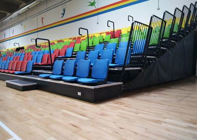 China Anti Slip Portable Tiered Seating / Sturdy Stadium Seats With Portable Access Stairs for sale