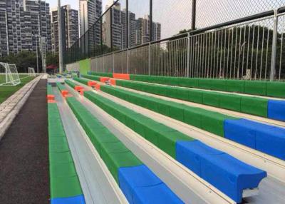 China Altura de aluminio fija de la canalización vertical del espectador los 203MM de las graderías cubiertas de los acontecimientos deportivos para al aire libre en venta