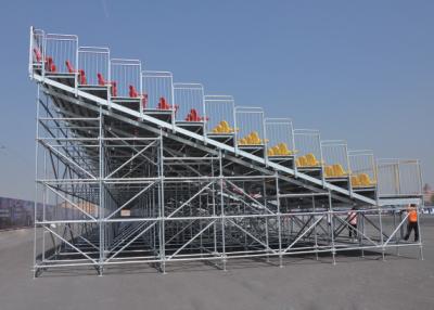 China Demountable Portable Seating Stands / Aluminum Stadium Bleachers For Golf Tournaments for sale