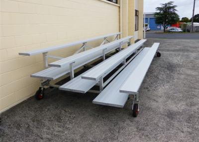 China Removable Metal Bleacher Seats With Anodized Aluminum Seat Planks for sale
