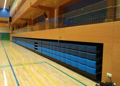 China Multi Tiered Retractable Platform System Recessed Unit Telescopic Seating For Stadium for sale