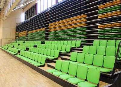 China Melody Polymer Telescopic Tribunes Retractable Seating EN1320-5 For Sport Place for sale