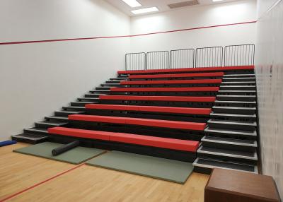 China Sport Facilities Retractable Grandstands Seating HDPE / Upholstery Material for sale