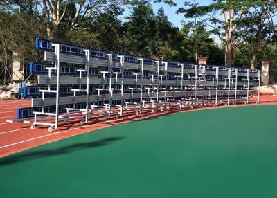 China Retractable Temporary Spectator Seating Stands With Aluminum Single Foot Plank for sale