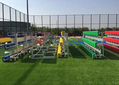 China Temporary Outdoor Modular Grandstands with Plastic Bench Seats for sale