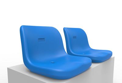 China Permanent Fixed Stadium Seating Plastic Simple Mounted Durable With HDPE Seats for sale