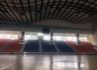 China Arena Stage interno que assenta assentos plásticos do Gym com o espaldar dobro da parede à venda