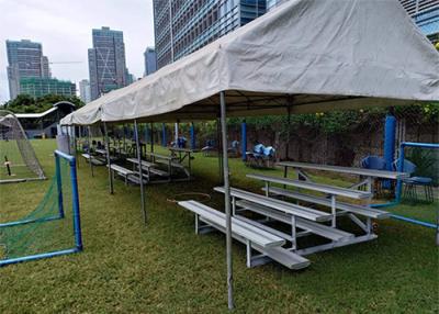 China School Portable Aluminum Benches , Aluminum Sports Bleachers For Football Court for sale