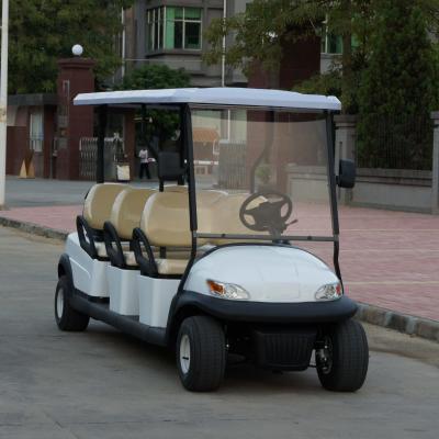 China 6 - Seat Electric Four Wheel Sightseeing Golf Cart Cart Club Golf Cart For Sightseeing Resorts 4000*1200*1900mm for sale