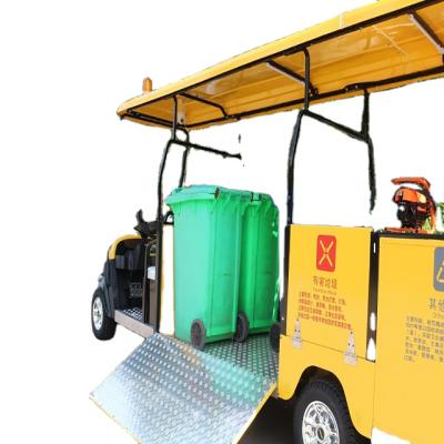 Китай food & Beverage shops classification hygiene electric four-wheel drive car residential property cleaning garbage truck small продается