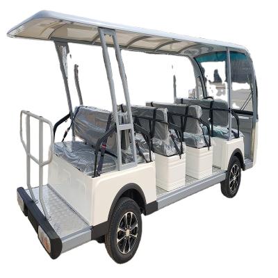 China 14 Seat Car Stage Spot Car Electric Sightseeing Car Custom 4950*1500*2050 Sightseeing Car Manufacturers for sale