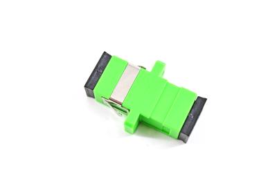 China SC APC Simplex Duplex Fiber Optic Adapter Coupler Low Insert Loss FTTH connector for sale