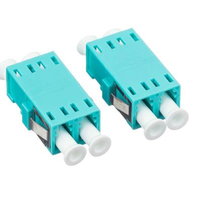 China Duplex Multimode Fiber LC Connector Green FTTH Adapter for sale