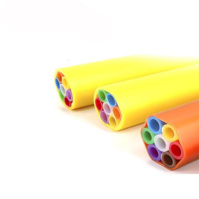 China 3.5mm fibra fundida do tubo de Microduct do HDPE do cabo de fibra ótica do ar de 7 maneiras à venda