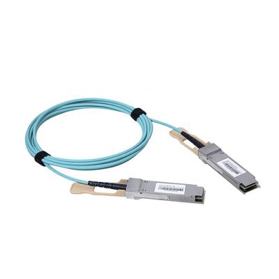 China 100G QSFP28 aan QSF28 Actieve AOC DAC Cable 3m OM3 1100m Te koop