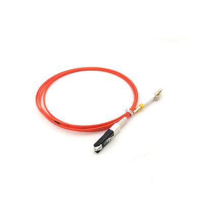 China Tipos de patch cord de fibra óptica VF45 a LC Duplex 3,0 mm 2,0 mm PVC multimodo OM1 à venda