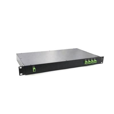 China 0.9mm 4 Channel Wdm Mux Demux 19 Inch Rack Mount Chasis 1550-1610nm for sale