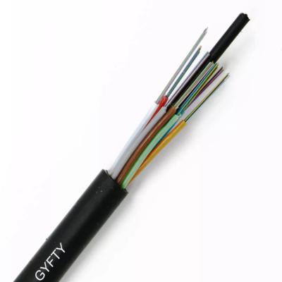 China GYFTY trenzó la envoltura No-acorazada na-metálico del cable FRP PE del miembro de fuerza del tubo flojo en venta
