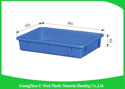 China Industrial Large Plastic Storage Trays Standard Size Convenience Stores Stackable Recycled for sale