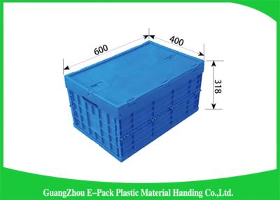 China Recyclable Industrial Collapsible Plastic Box , Plastic Folding Crate For Logistics for sale