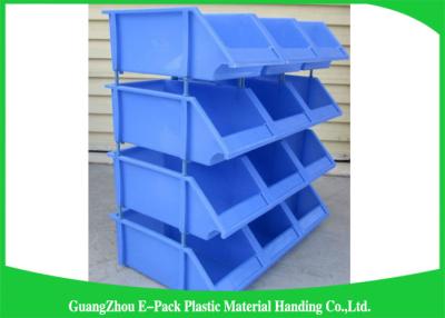 China Industrial Plastic Storage Boxes , Stackable Recycled Commercial Storage Bins for sale