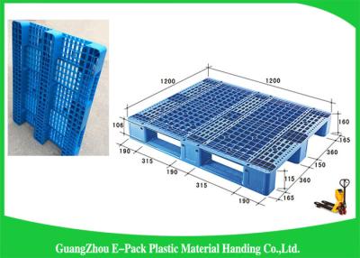 China 100% Virgin HDPE Heavy Duty Plastic Pallets Transport Turnover Recyclable for sale