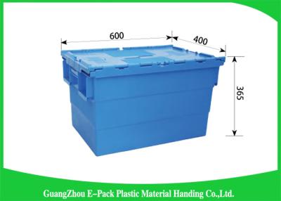 China Industrial Storage Plastic Attached Lid Containers For Transportation And Logistics for sale