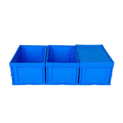 China Capacidad de cargamento plástica plegable de los compartimientos de almacenamiento del polipropileno de la logística 30kgs en venta