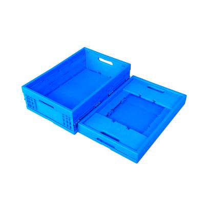 China Stacking Design Collapsible Plastic Box For Grocery Food / Garment Companies for sale