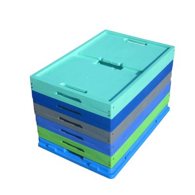 China 30kgs Loading Capacity Virgin PP Collapsible Stacking Containers 600*400 mm Series for sale
