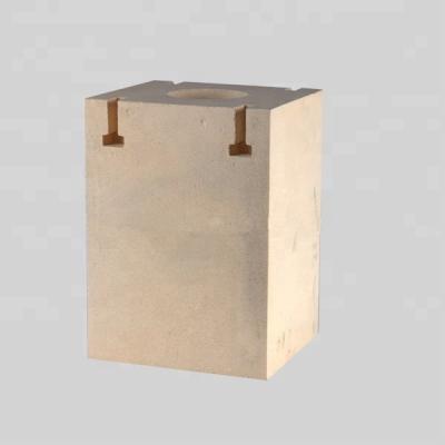 China High quality low price Refractory white zircon bricks For Glass Kiln for sale
