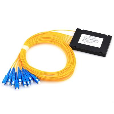 Cina ABS di fibra ottica del separatore 1x8 dello SpA di FTTB FTTH SC/UPC a forma di scatola in vendita