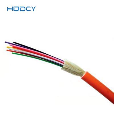 Китай Мультимодное крытое плотное кабеля оптического волокна OM2 GJFJV амортизированное с курткой PVC LSZH продается