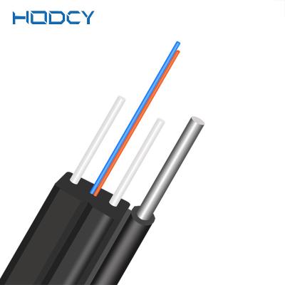 China Hochiry G657A LSZH FTTH Drop Fiber Optic Cable With PVC LSZH PE Jacket for sale