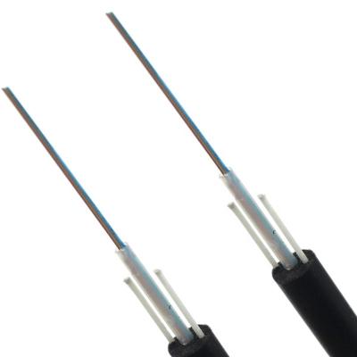 China 12F Overhead Outdoor Fiber Optic Cable GYXFTY G655 G652D G657A Non Metallic for sale