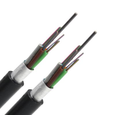 China GYTA 12 Core Single Mode Armoured Fiber Optic Cable With PE Jacket for sale