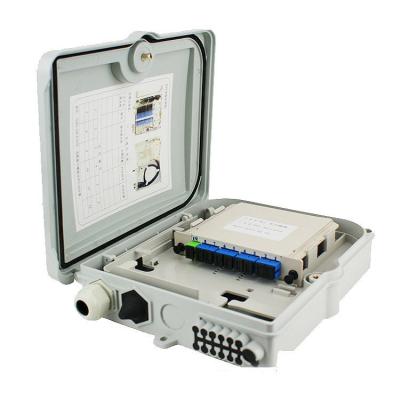 China FDB Equipment FTTH Distribution Terminal Box , 24 Core Fiber Optic Splitter Box for sale