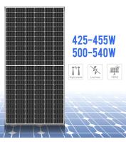 China Bifacial Mono Solar Panel PV Module 400W 500W 550W 156mm*156mm Cell for sale