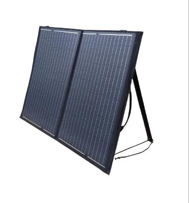 China Plegamiento portátil dual 2 del picovoltio del cargador solar impermeable 100w 5V 2.1A USB del panel en venta