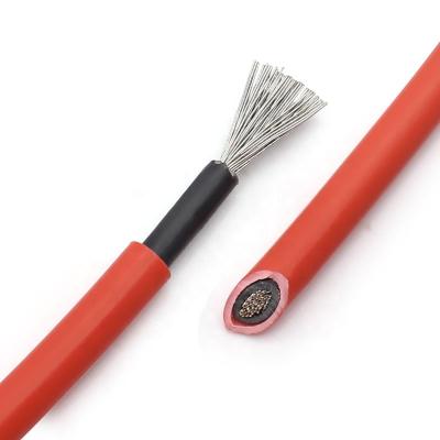 China PV1-F XLPO XLPE Insulated Power Cable , Flexible Tinned Copper Solar Panel Cable for sale