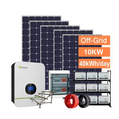 China generador solar del silicio monocristalino de energía solar híbrido del sistema 5kw en venta