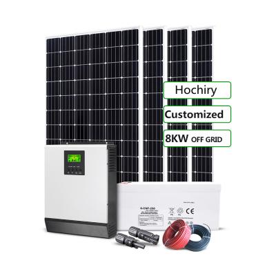 China Off Grid 10kW Solar Energy System Energy Storage Solar PV Panel With Tempered Glass for sale