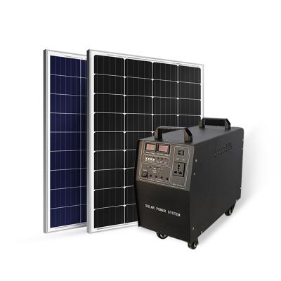 China Gerador solar portátil solar do sistema de energia 2kw do silicone Monocrystalline à venda